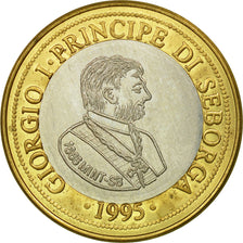 Coin, SEBORGA, Prince Giorgio I, 1/2 Luigino, 1995, Seborga, AU(55-58)