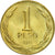 Coin, Chile, Peso, 1989, AU(50-53), Aluminum-Bronze, KM:216.2