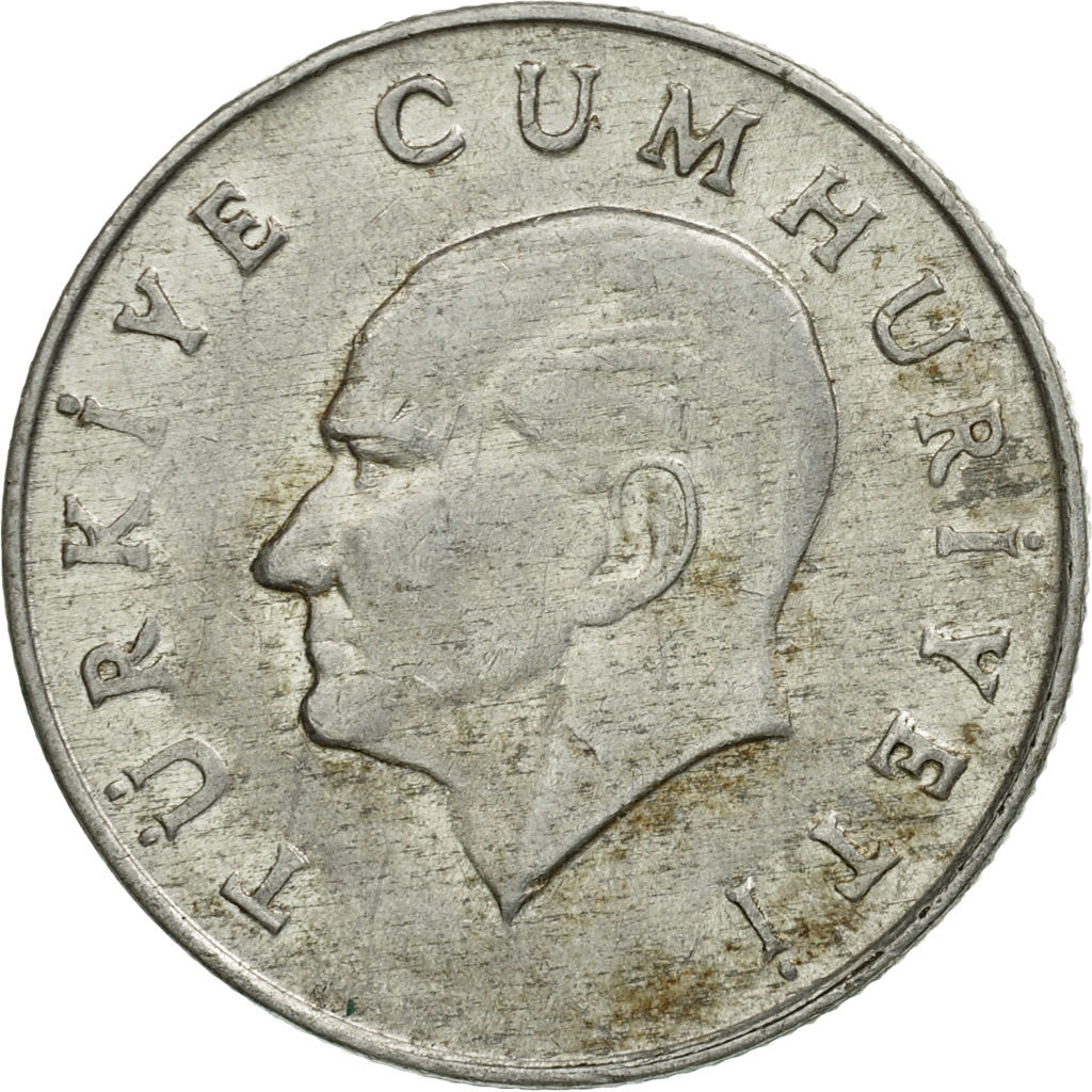 Munten, Turkije, 10 Lira, 1985, ZF, Aluminium, KM:964