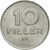 Monnaie, Hongrie, 10 Filler, 1977, Budapest, TTB+, Aluminium, KM:572