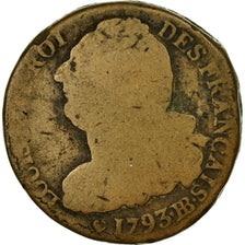 Coin, France, 2 sols françois, 2 Sols, 1793, Strasbourg, VF(20-25), Bronze