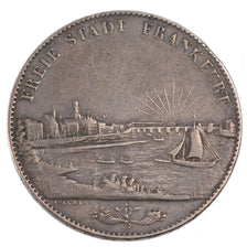 GERMAN STATES, 2 Thaler, 3-1/2 Gulden, 1841, KM #326, EF(40-45), Silver, 37.00