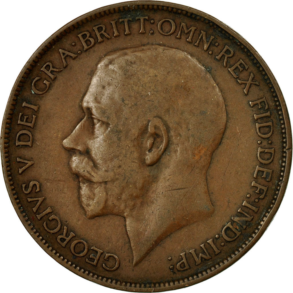 Coin, Great Britain, George V, Penny, 1912, EF(40-45), Bronze, KM:810
