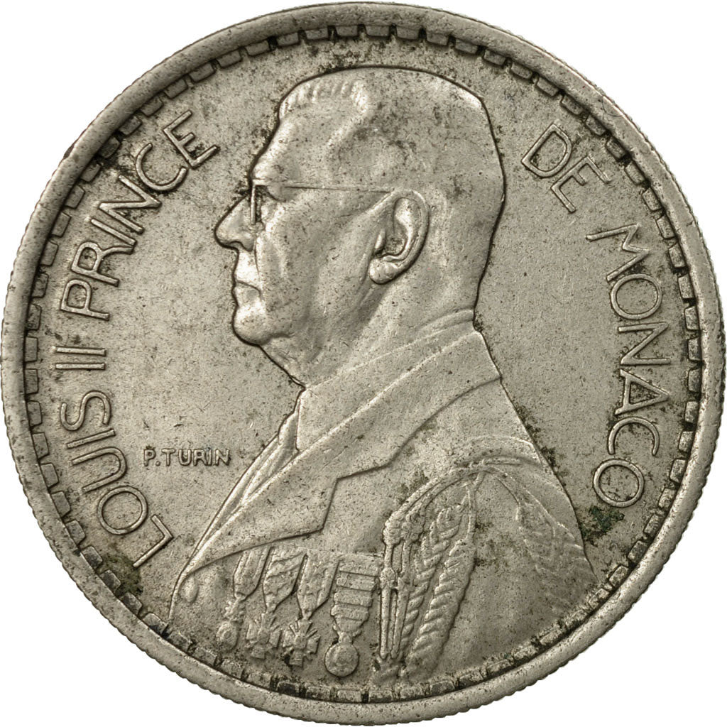 Monnaie, Monaco, Louis II, 10 Francs, 1946, Poissy, TTB, Copper-nickel, KM:123