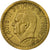 Moneta, Monaco, Louis II, 2 Francs, 1943, Poissy, EF(40-45), Brąz-Aluminium