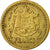 Moneta, Monaco, Louis II, 2 Francs, 1943, Poissy, EF(40-45), Brąz-Aluminium