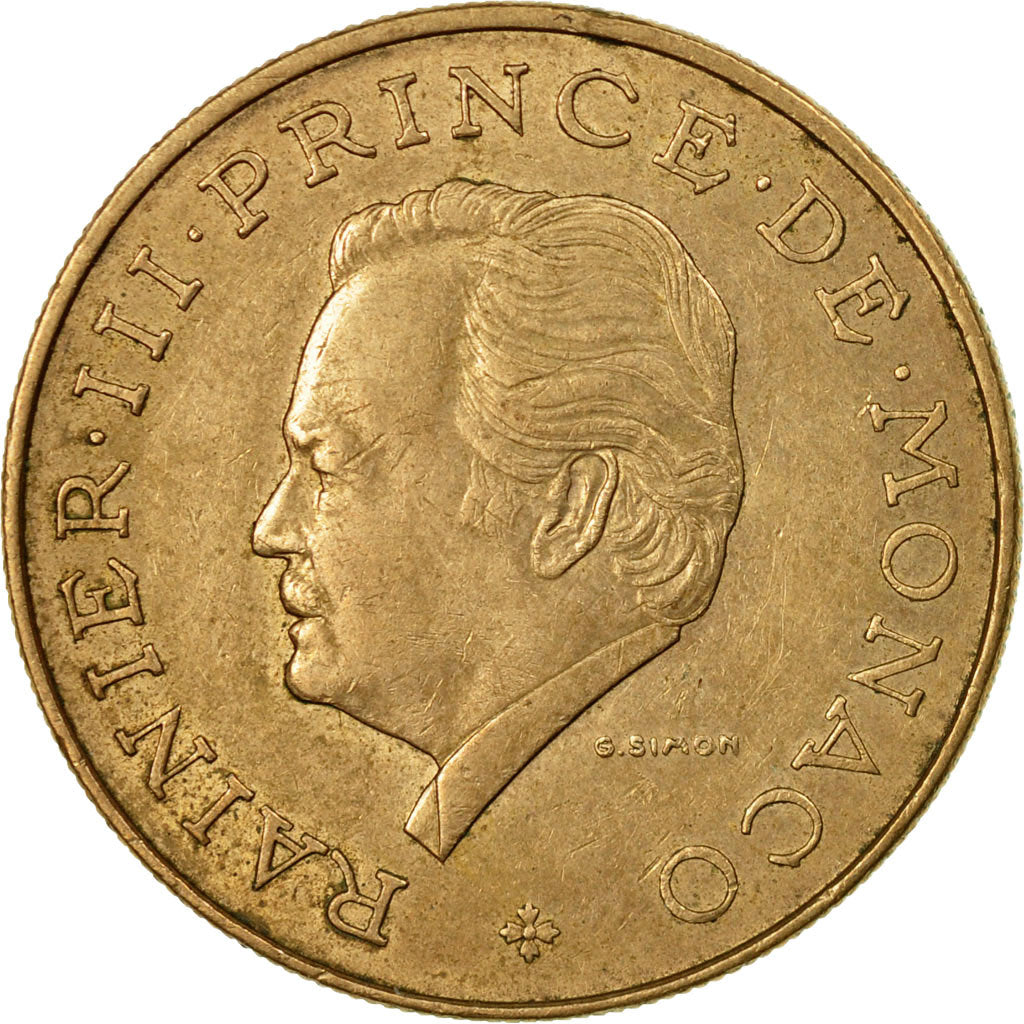 Munten, Monaco, Rainier III, 10 Francs, 1979, FR, Copper-Nickel-Aluminum