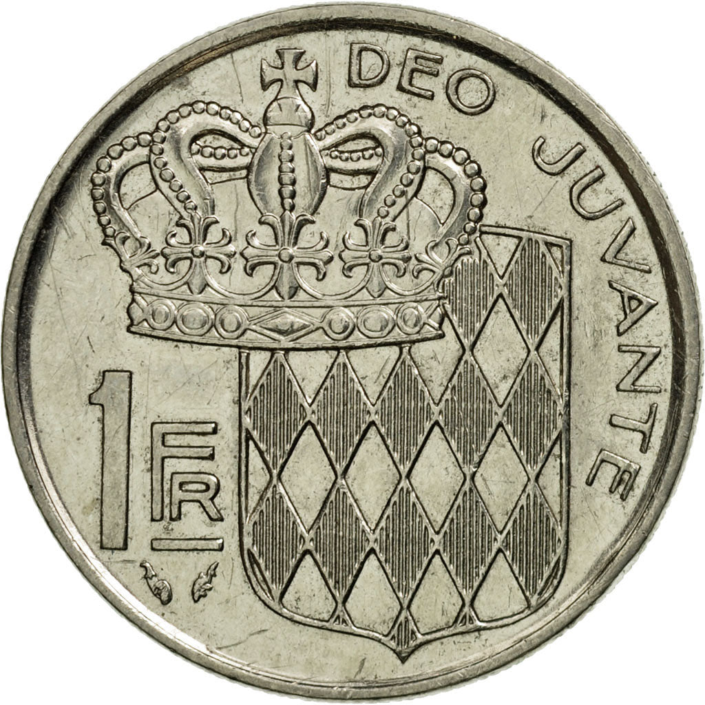 Monnaie, Monaco, Rainier III, Franc, 1976, TTB, Nickel, KM:140, Gadoury:MC 150