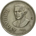 Moneta, Uruguay, 10 Nuevos Pesos, 1981, Santiago, MB+, Rame-nichel, KM:79