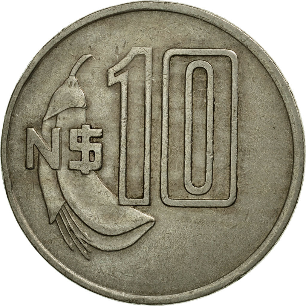 Münze, Uruguay, 10 Nuevos Pesos, 1981, Santiago, S+, Copper-nickel, KM:79