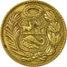 Coin, Peru, Sol, 1965, Lima, EF(40-45), Brass, KM:222