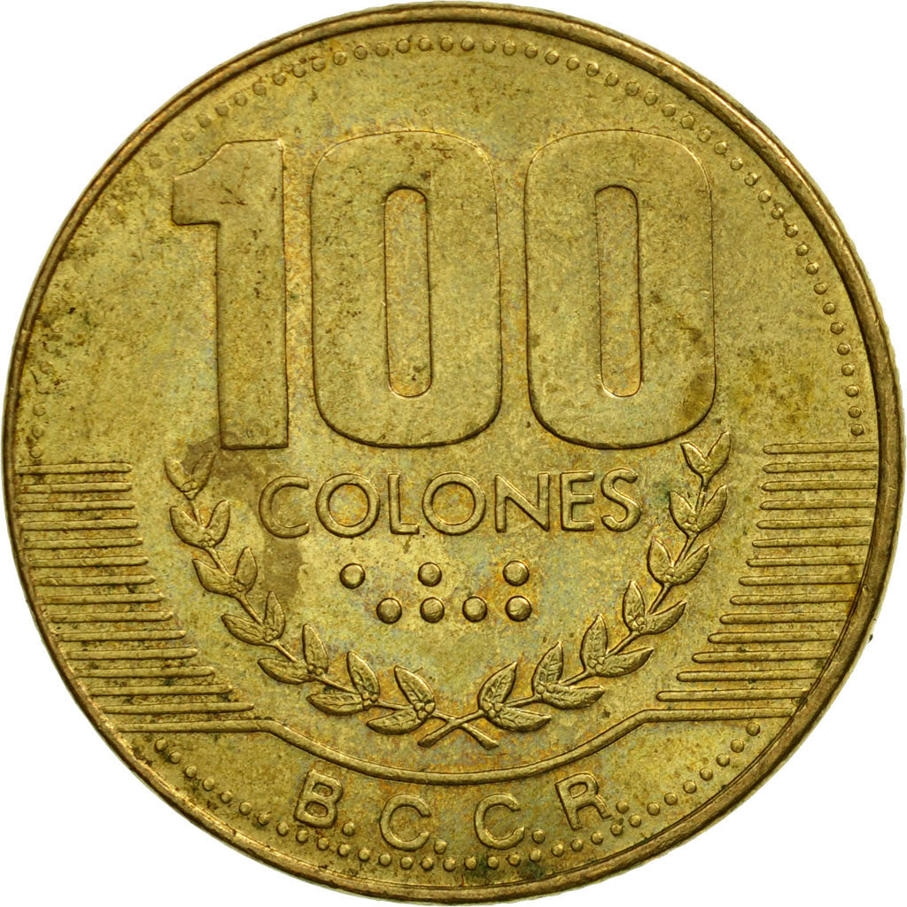 Monnaie, Costa Rica, 100 Colones, 1999, TB+, Laiton, KM:230a.1
