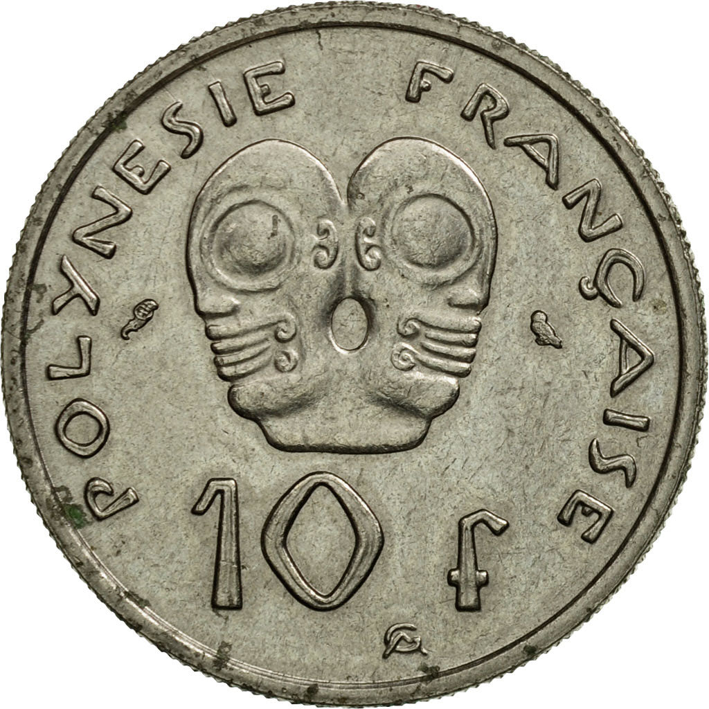 Coin, French Polynesia, 10 Francs, 1972, Paris, VF(30-35), Nickel, KM:8