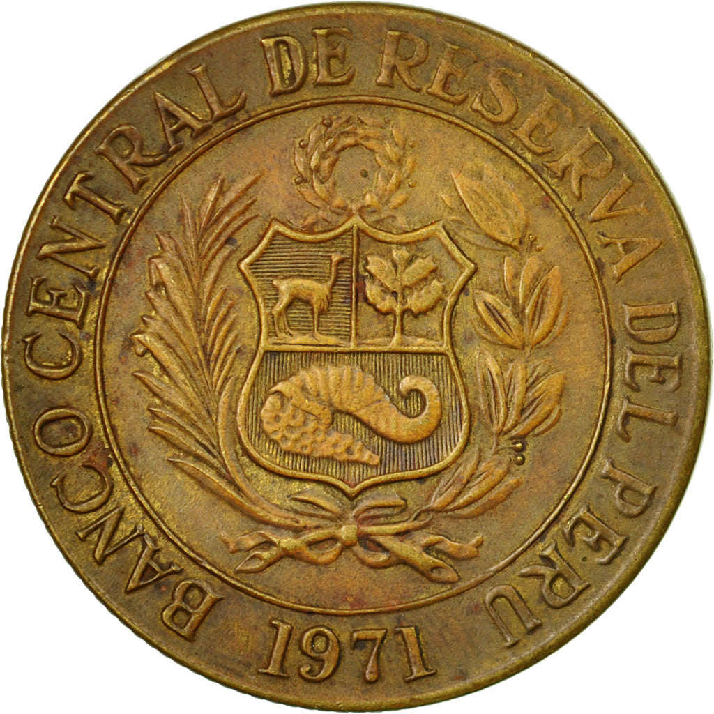 Moneta, Perù, Sol, 1971, Lima, BB, Ottone, KM:248