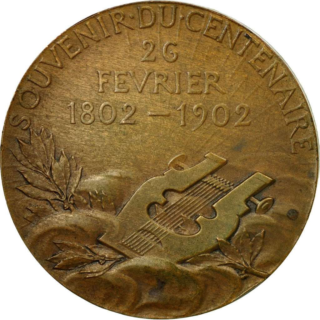 France, Medal, Victor Hugo, Chaplain, MS(60-62), Bronze