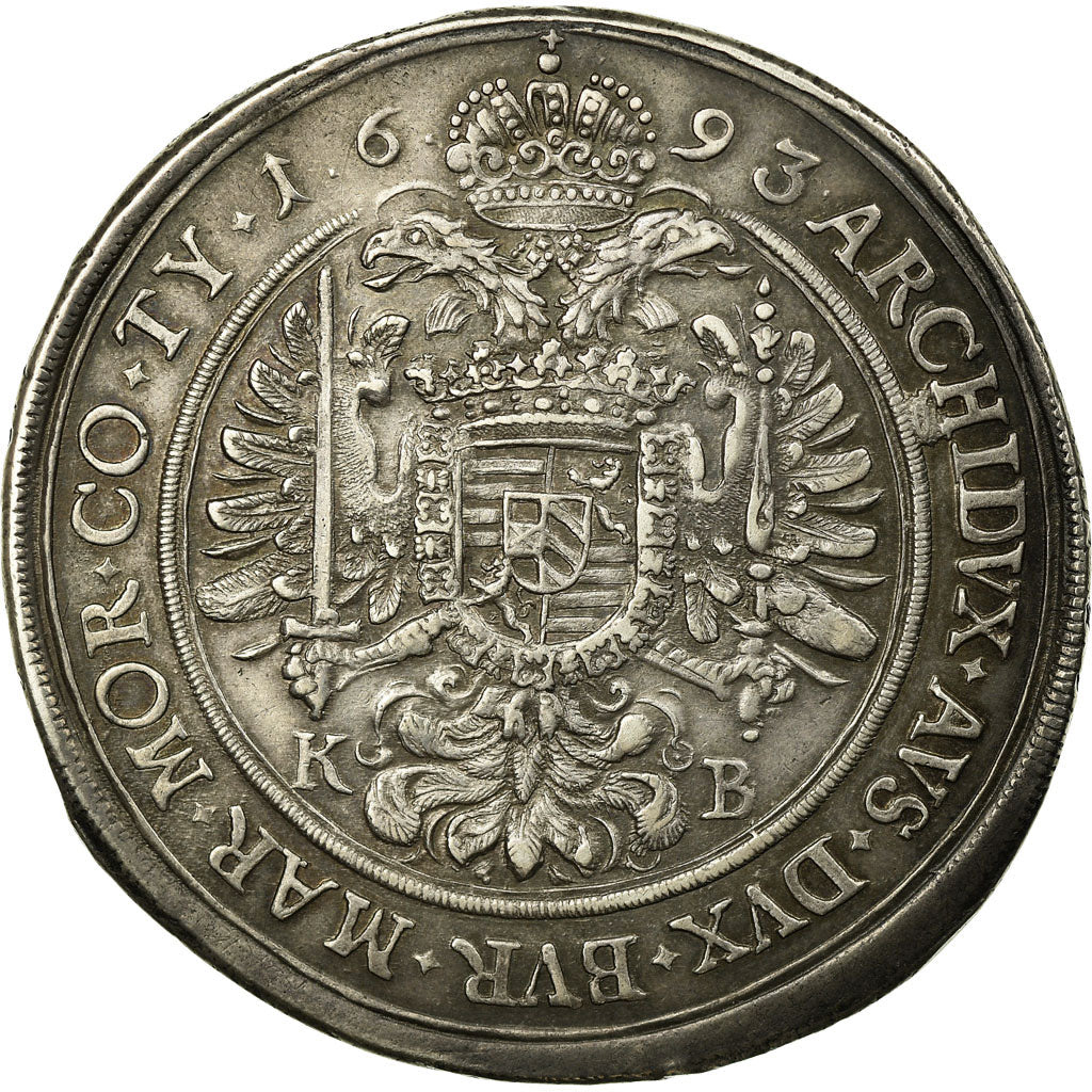 Coin, Hungary, Thaler, 1693, AU(55-58), Silver, KM:214.7