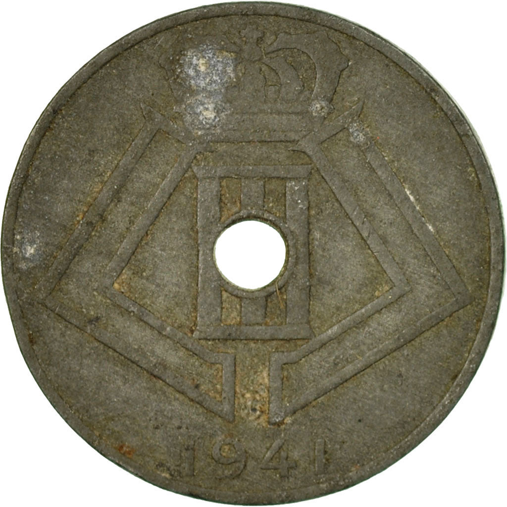 Coin, Belgium, 10 Centimes, 1941, VF(30-35), Zinc, KM:125