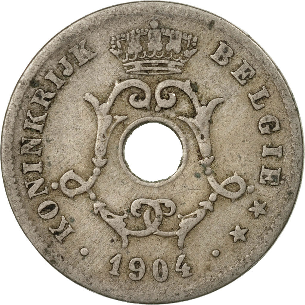 Münze, Belgien, 10 Centimes, 1904, S, Copper-nickel, KM:53