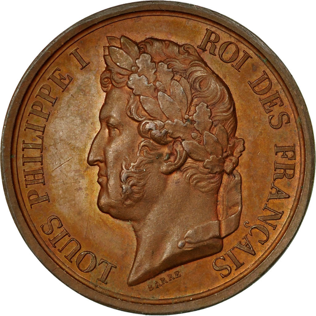 France, Medal, Louis Philippe I, Politics, Society, War, Barre, EF(40-45)