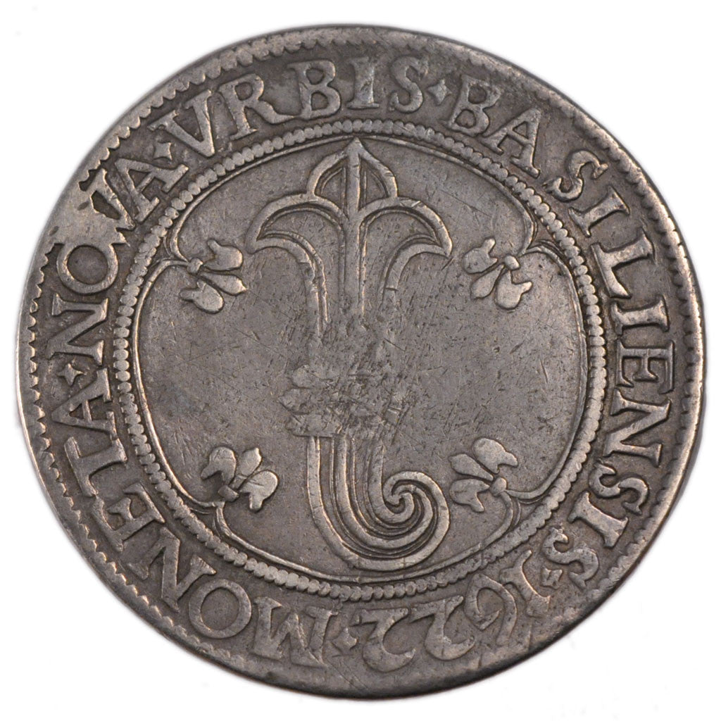 SWISS CANTONS, Thaler, 1622, KM #79.1, EF(40-45), Silver, 28.10