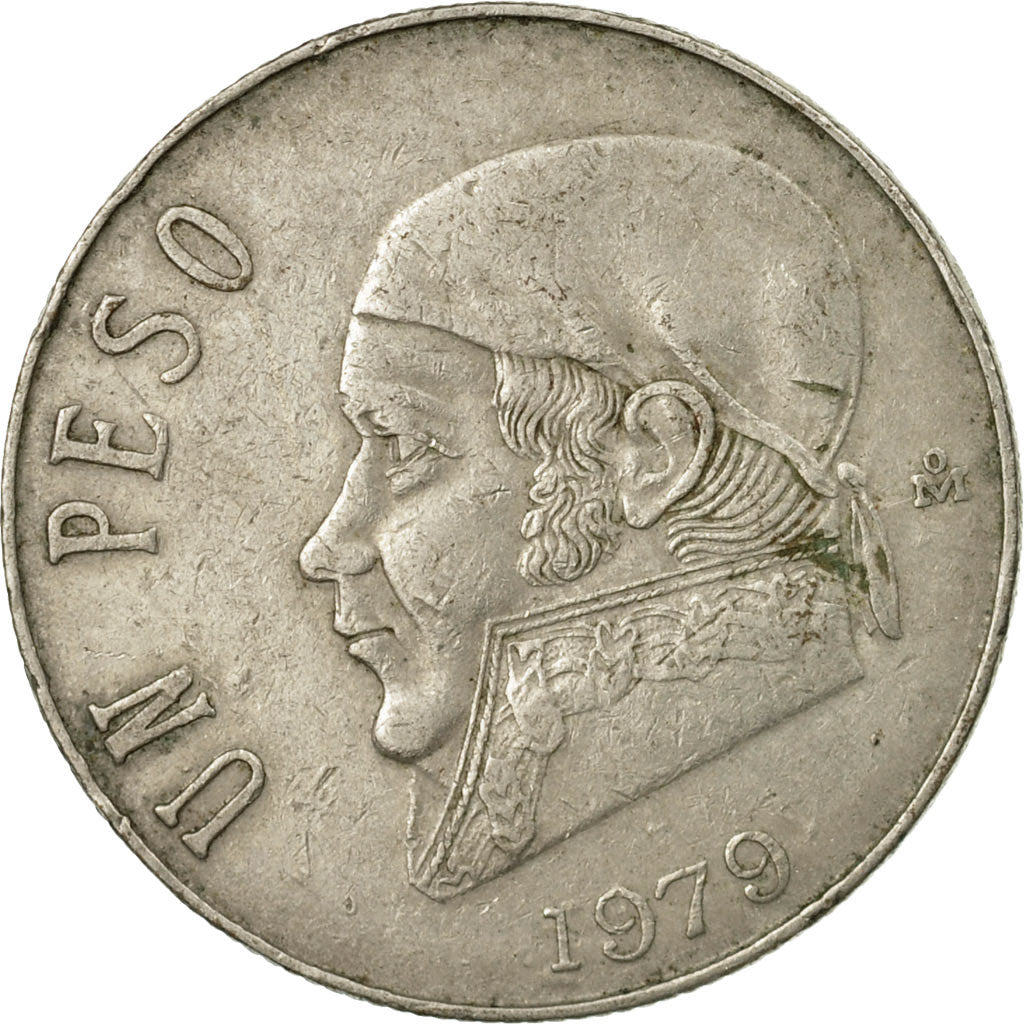 Coin, Mexico, Peso, 1979, Mexico City, VF(30-35), Copper-nickel, KM:460