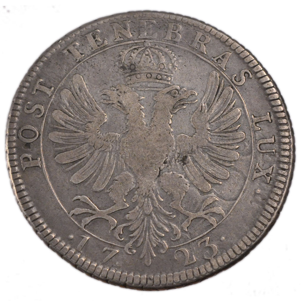 SWISS CANTONS, Thaler, 1723, KM #69, EF(40-45), Silver, 26.50