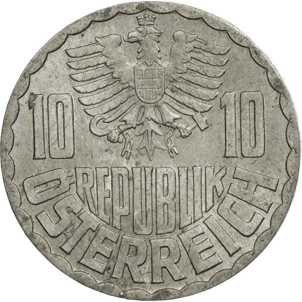 Monnaie, Autriche, 10 Groschen, 1965, Vienna, TB+, Aluminium, KM:2878