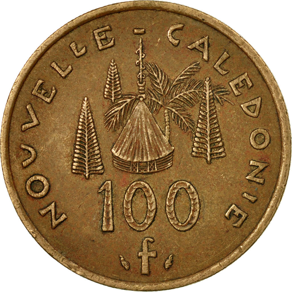 Coin, New Caledonia, 100 Francs, 1991, Paris, EF(40-45), Nickel-Bronze, KM:15