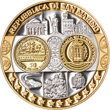 San Marino, Medal, L'Europe, Politics, Society, War, MS(65-70), Silver