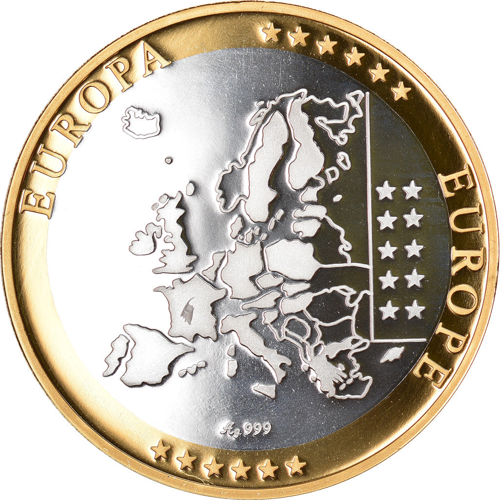 San Marino, Medal, L'Europe, Politics, Society, War, MS(65-70), Silver