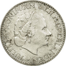 Coin, Netherlands, Juliana, Gulden, 1954, VF(30-35), Silver, KM:184