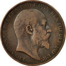 Coin, Great Britain, Edward VII, Penny, 1903, EF(40-45), Bronze, KM:794.2