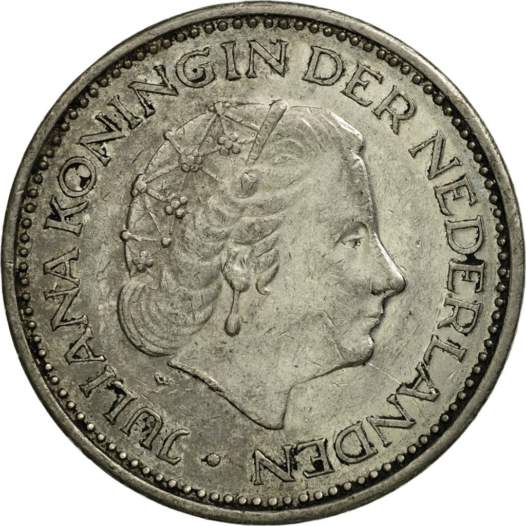 Munten, Nederland, Juliana, Gulden, 1973, FR+, Nickel, KM:184a