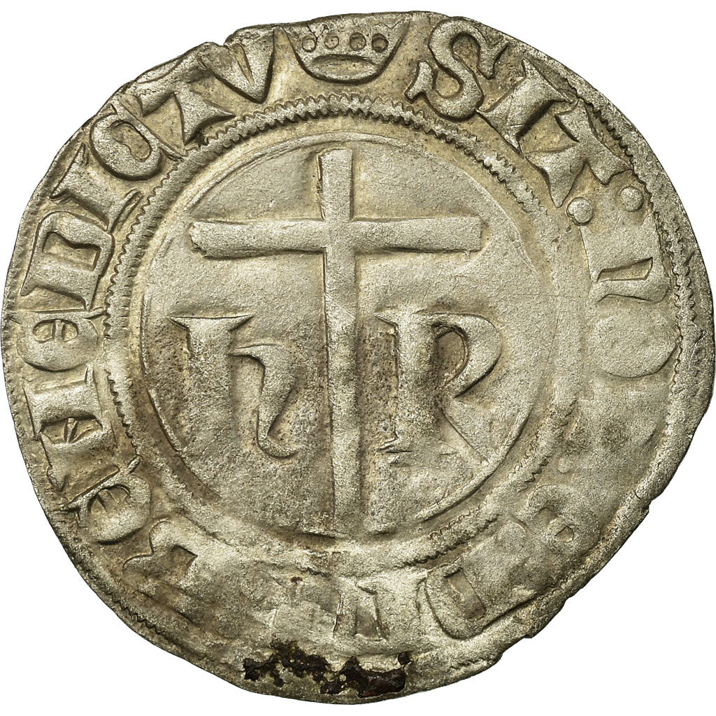 FRANCE, Petit Blanc aux Ecus, Paris, AU(50-53), Silver, Duplessy #446, 1.50