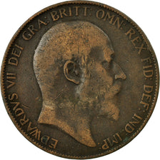 Coin, Great Britain, Edward VII, Penny, 1904, EF(40-45), Bronze, KM:794.2