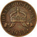 Münze, GERMAN EAST AFRICA, Wihelm II, Heller, 1913, SS+, Bronze, KM:7
