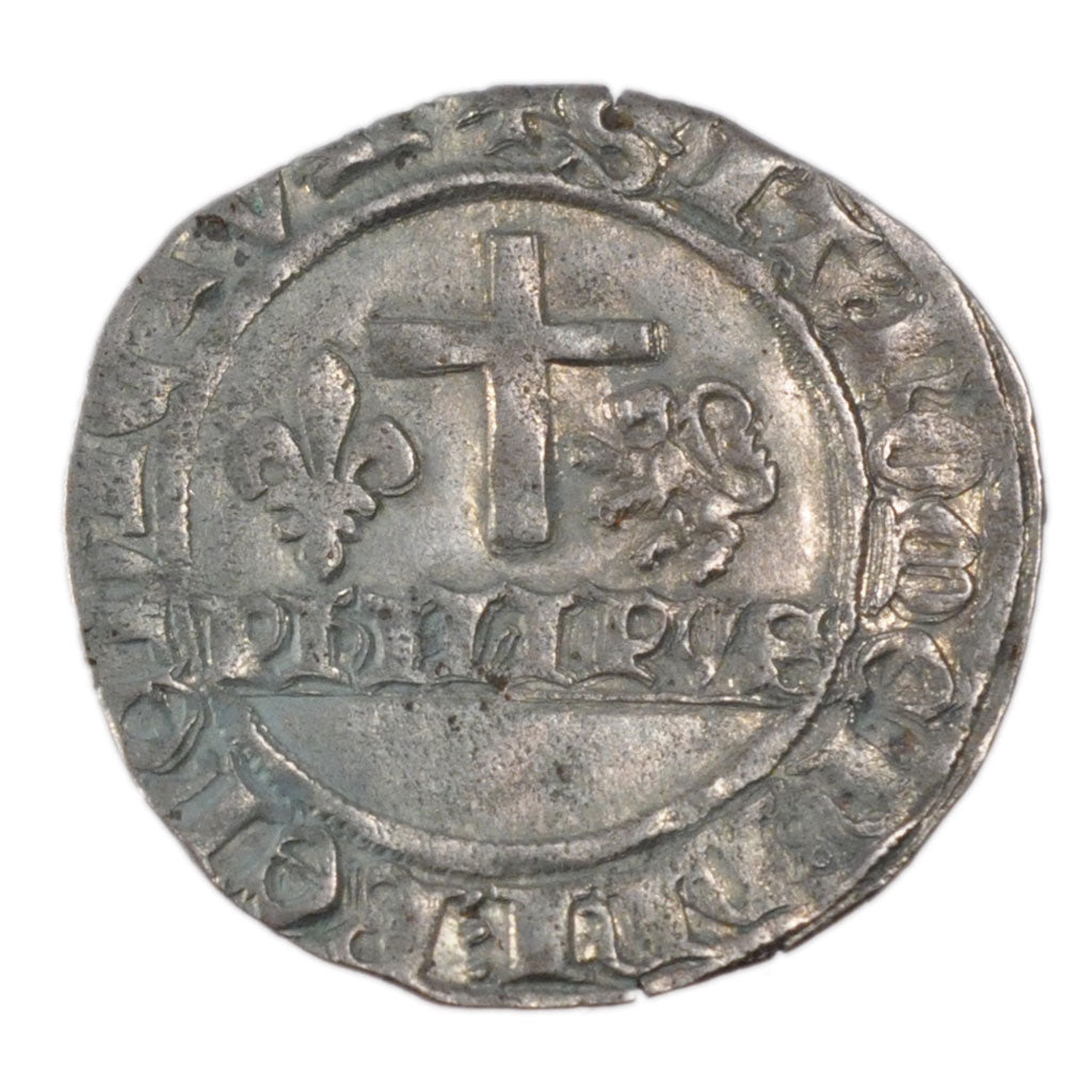 FRANCE, Blanc aux Écus, AU(55-58), Silver, Boudeau #1230, 3.30