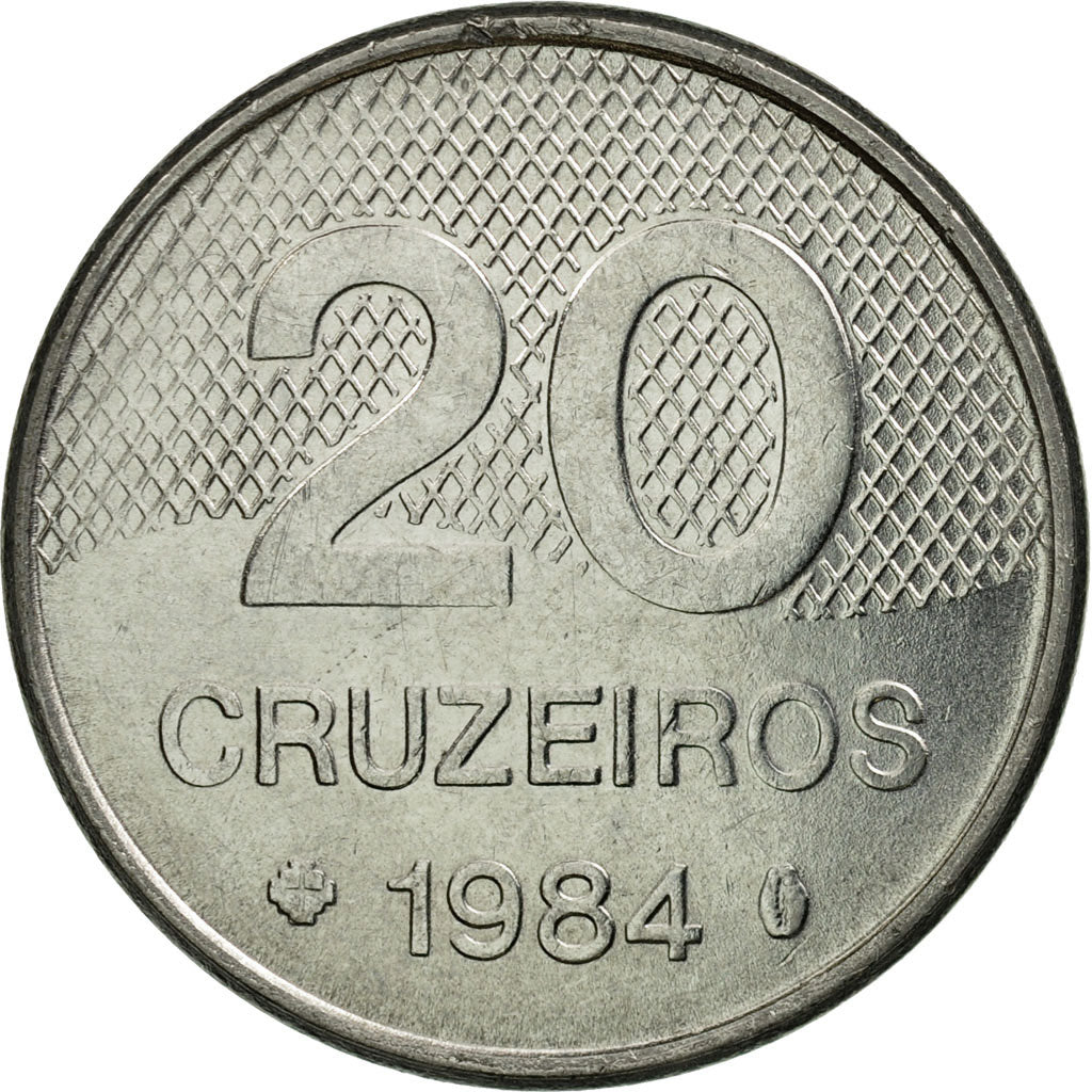 Monnaie, Brésil, 20 Cruzeiros, 1984, TTB+, Stainless Steel, KM:593.1
