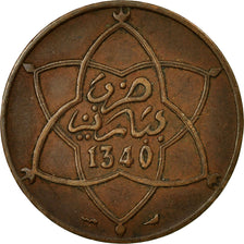 Coin, Morocco, Yusuf, 5 Mazunas, SH1340 (1961), Poissy, EF(40-45), Bronze