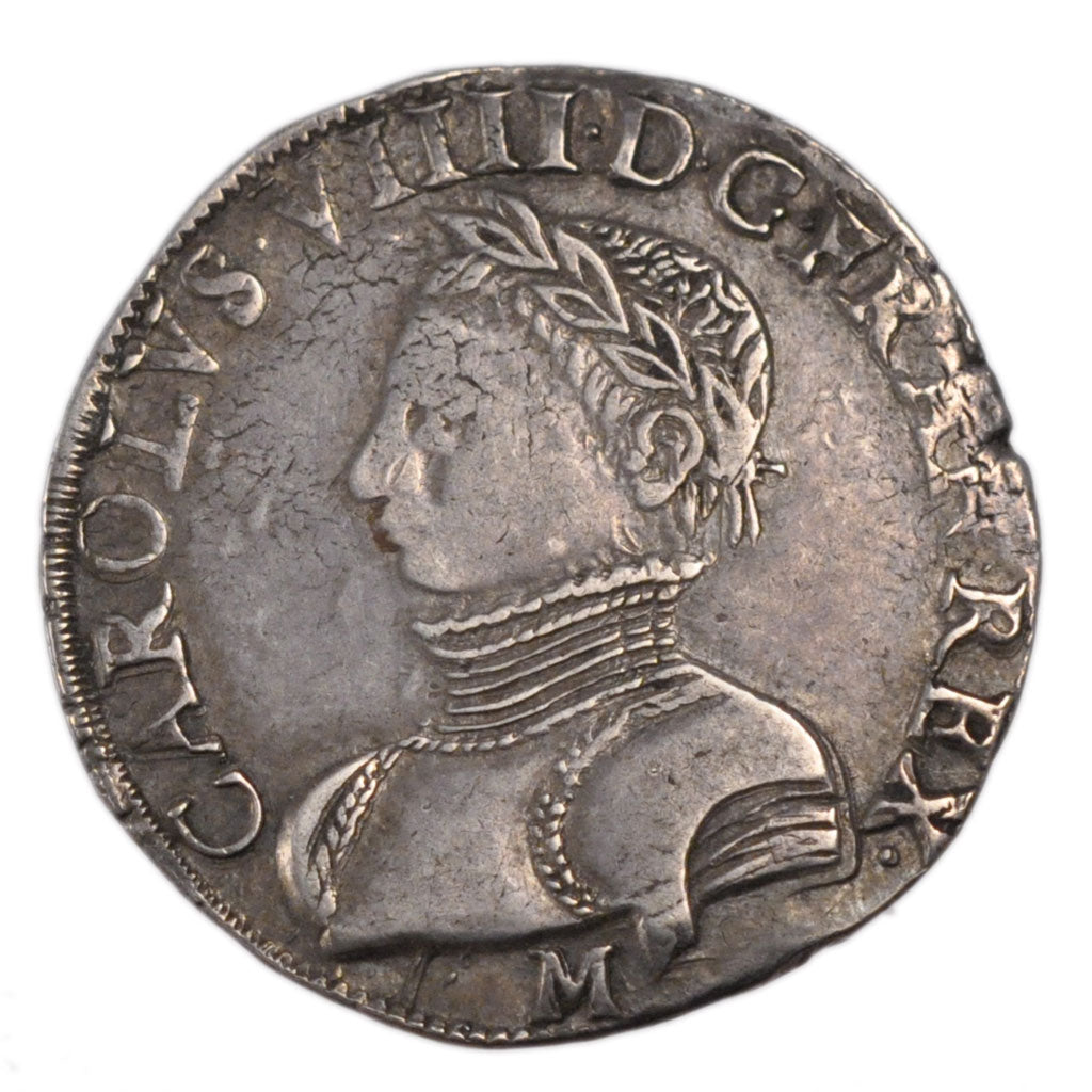 Francia, Teston, 1565, Toulouse, BB+, Argento, Duplessy:1063