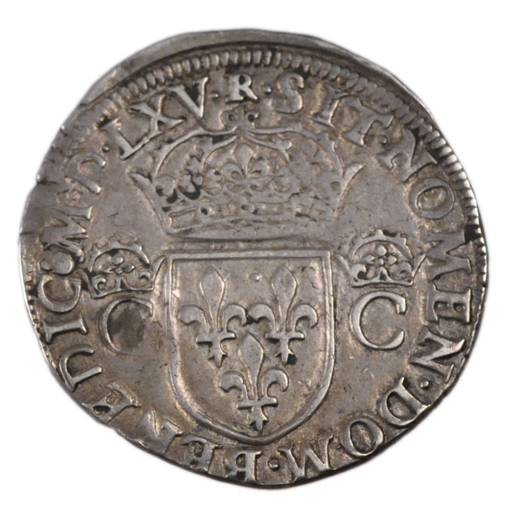 Francia, Teston, 1565, Toulouse, BB+, Argento, Duplessy:1063