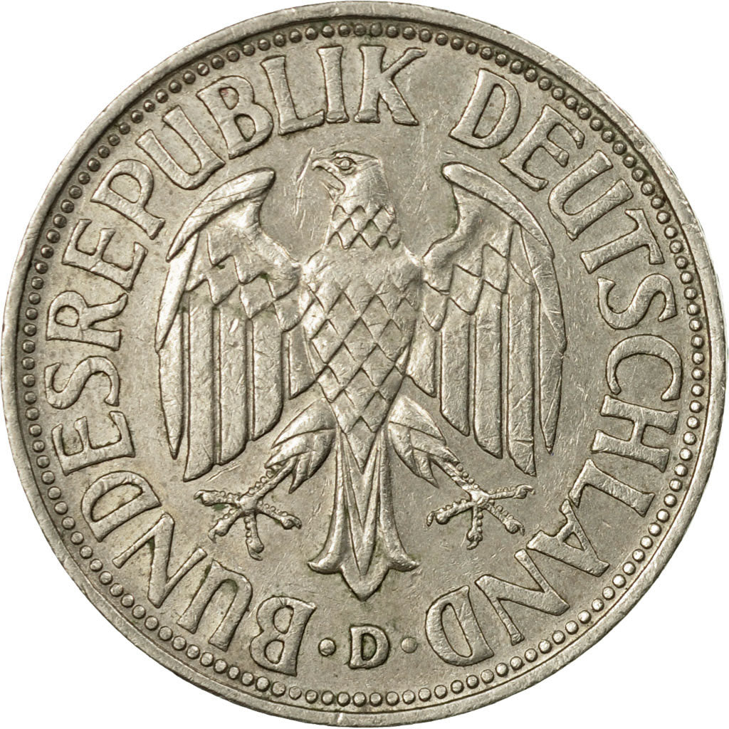 Munten, Federale Duitse Republiek, Mark, 1963, Munich, ZF, Copper-nickel, KM:110