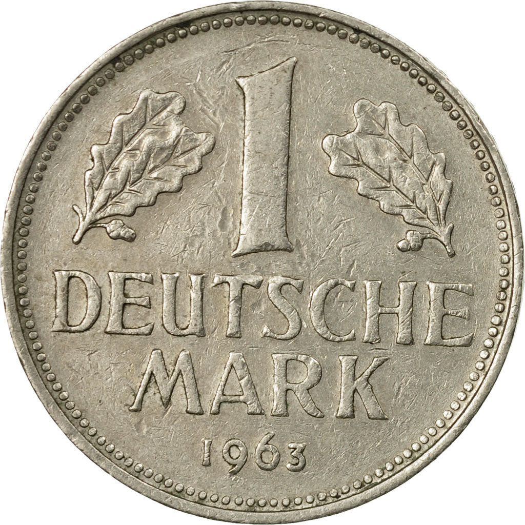 Munten, Federale Duitse Republiek, Mark, 1963, Munich, ZF, Copper-nickel, KM:110