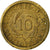 Moneta, NIEMCY, REP. WEIMARSKA, 10 Rentenpfennig, 1924, Hambourg, VF(30-35)