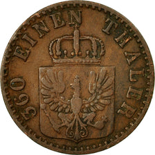 Coin, German States, BAVARIA, Maximilian II, Pfennig, 1863, Berlin, EF(40-45)