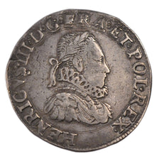 FRANCE, Teston, 1576, Poitiers, AU(50-53), Silver, Duplessy #1126, 9.40