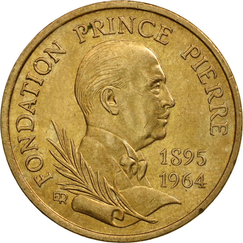 Coin, Monaco, Rainier III, 10 Francs, 1989, EF(40-45), Nickel-Aluminum-Bronze