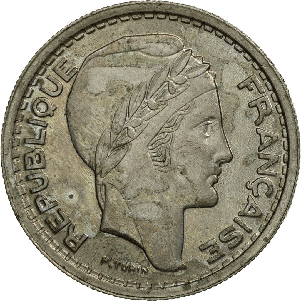 Coin, Algeria, 20 Francs, 1956, Paris, VF(30-35), Copper-nickel, KM:91