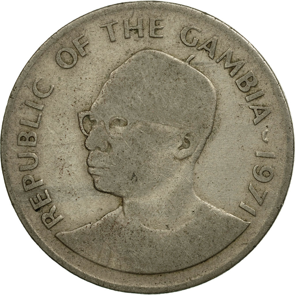 Monnaie, GAMBIA, THE, 50 Bututs, 1971, TB+, Copper-nickel, KM:12