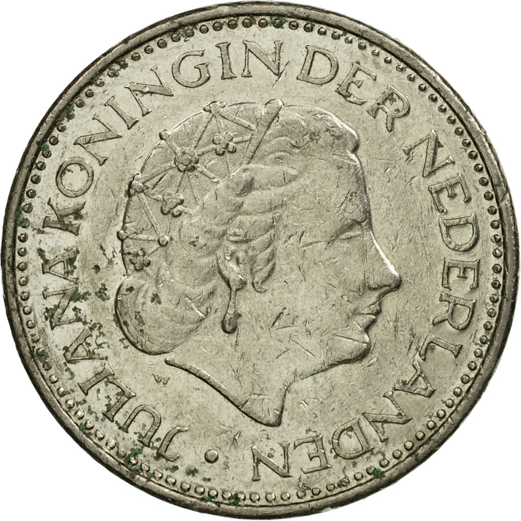 Münze, Niederlande, Juliana, Gulden, 1980, S, Nickel, KM:184a